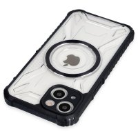 Newface iPhone 14 Kılıf Prag Magneticsafe Kapak - Siyah