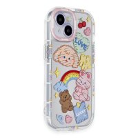 Newface iPhone 14 Kılıf Reflexion Desenli Kapak - Desen 4