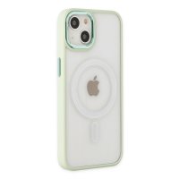 Newface iPhone 14 Kılıf Room Magneticsafe Silikon - Su Yeşili