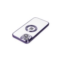 Newface iPhone 14 Kılıf Slot Silikon - Mor