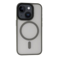 Newface iPhone 14 Kılıf Trex Magneticsafe Kapak - Titan Gri