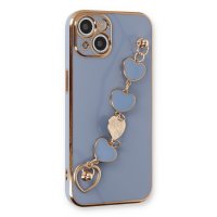 Newface iPhone 14 Plus Kılıf Esila Silikon - Gri
