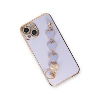 Newface iPhone 14 Plus Kılıf Esila Silikon - Lila