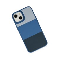 Newface iPhone 14 Plus Kılıf King Kapak - Açık Mavi-Lacivert