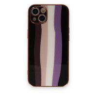 Newface iPhone 14 Plus Kılıf Luna Cam Kapak - Siyah