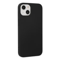 Newface iPhone 14 Plus Kılıf Nano içi Kadife Silikon - Siyah