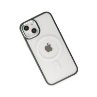 Newface iPhone 14 Plus Kılıf Room Magneticsafe Silikon - Köknar Yeşili