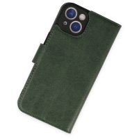 Newface iPhone 14 Plus Kılıf Trend S Plus Kapaklı Kılıf - Yeşil