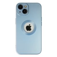 Newface iPhone 14 Plus Kılıf Vamos Lens Silikon - Mavi