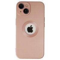 Newface iPhone 14 Plus Kılıf Vamos Lens Silikon - Rose Gold