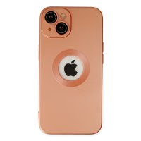 Newface iPhone 14 Plus Kılıf Vamos Lens Silikon - Turuncu