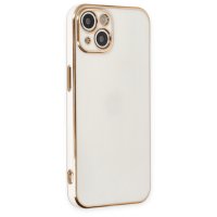 Newface iPhone 14 Plus Kılıf Volet Silikon - Beyaz