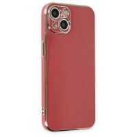 Newface iPhone 14 Plus Kılıf Volet Silikon - Kırmızı