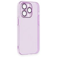 Newface iPhone 14 Pro Kılıf Armada Lensli Kapak - Mor