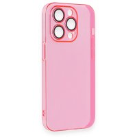 Newface iPhone 14 Pro Kılıf Armada Lensli Kapak - Pembe