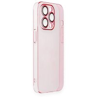 Newface iPhone 14 Pro Kılıf Armada Lensli Kapak - Rose Gold