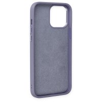 Newface iPhone 14 Pro Kılıf Asya Deri Silikon - Mor