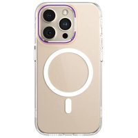 Newface iPhone 14 Pro Kılıf Blueo Anti Drop Magsafe Kapak - Derin Mor
