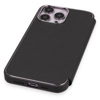 Newface iPhone 14 Pro Kılıf Dolpin Kapaklı - Siyah