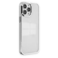 Newface iPhone 14 Pro Kılıf Element Silikon - Gümüş