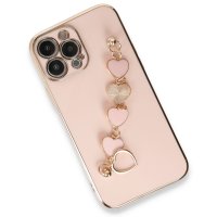 Newface iPhone 14 Pro Kılıf Esila Silikon - Pudra