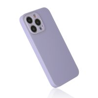 Newface iPhone 14 Pro Kılıf Glass Kapak - Lila