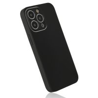 Newface iPhone 14 Pro Kılıf Glass Kapak - Siyah