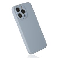 Newface iPhone 14 Pro Kılıf Glass Kapak - Sky Blue