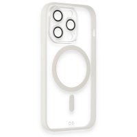 Newface iPhone 14 Pro Kılıf Grand Magneticsafe Kapak - Beyaz