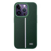 HDD iPhone 14 Pro Kılıf HBC-155 Lizbon Kapak - Koyu Yeşil