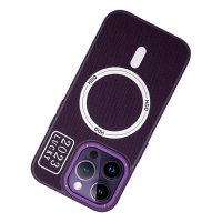 HDD iPhone 14 Pro Kılıf HBC-157 Granada Magneticsafe Kapak - Derin Mor