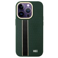 HDD iPhone 14 Pro Kılıf HBC-163 Times Kapak - Koyu Yeşil