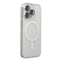 Newface iPhone 14 Pro Kılıf Kaou Magneticsafe Slim Kapak - Şeffaf