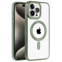Newface iPhone 14 Pro Kılıf Kronos Magsafe Kapak - Koyu Yeşil