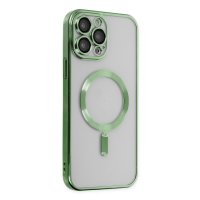 Newface iPhone 14 Pro Kılıf Kross Magneticsafe Kapak - Koyu Yeşil
