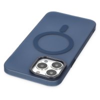 Newface iPhone 14 Pro Kılıf Lodos Magneticsafe Mat Kapak - Mavi