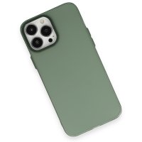 Newface iPhone 14 Pro Kılıf Modos Metal Kapak - Koyu Yeşil