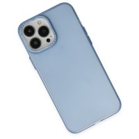 Newface iPhone 14 Pro Kılıf Modos Metal Kapak - Mavi