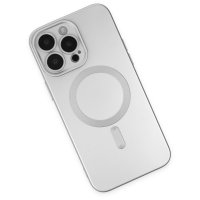 Newface iPhone 14 Pro Kılıf Moshi Lens Magneticsafe Silikon - Gümüş
