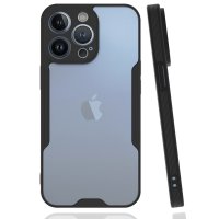 Newface iPhone 14 Pro Kılıf Platin Silikon - Siyah
