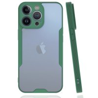 Newface iPhone 14 Pro Kılıf Platin Silikon - Yeşil