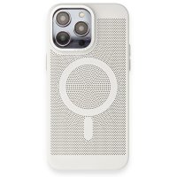Newface iPhone 14 Pro Kılıf Plüton Magneticsafe Kapak - Beyaz