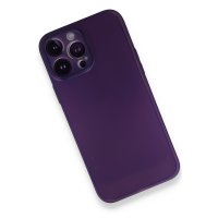 Newface iPhone 14 Pro Kılıf PP Ultra İnce Kapak - Mor