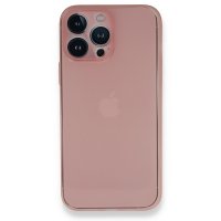 Newface iPhone 14 Pro Kılıf PP Ultra İnce Kapak - Pembe