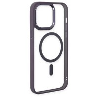 Newface iPhone 14 Pro Kılıf Room Magneticsafe Silikon - Derin Mor