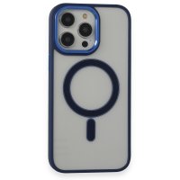 Newface iPhone 14 Pro Kılıf Room Magneticsafe Silikon - Lacivert