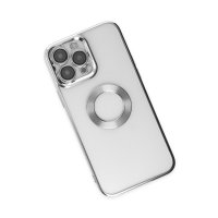 Newface iPhone 14 Pro Kılıf Slot Silikon - Gümüş