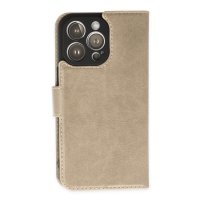 Newface iPhone 14 Pro Kılıf Trend S Plus Kapaklı Kılıf - Gold