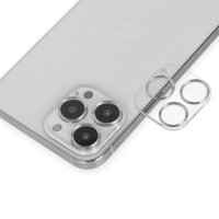 Newface iPhone 14 Pro Max Band Metal Kamera Lens - Gümüş