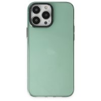 Newface iPhone 14 Pro Max Kılıf Anka PC Sert Metal Kapak - Yeşil